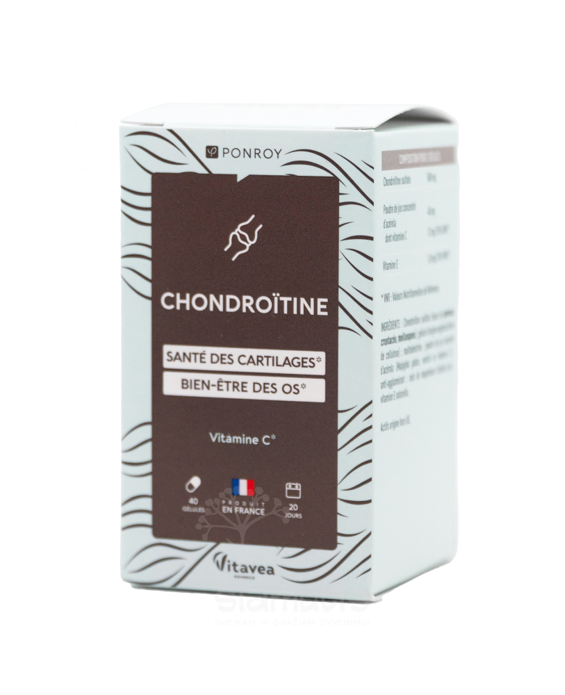 YVES PONROY Chondroitinas su natūralios kilmės vitaminais C ir E  